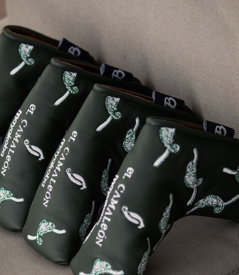 Embroidered putter covers